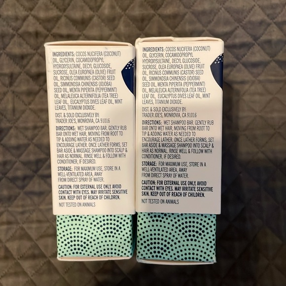 Trader Joe’s Shampoo Bar peppermint and tea tree - brand new and 2 - Picture 3 of 3